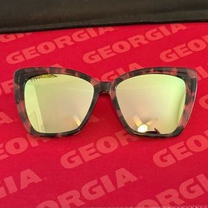 DIFF Becky II Polarized, taupe flash mirror lenses